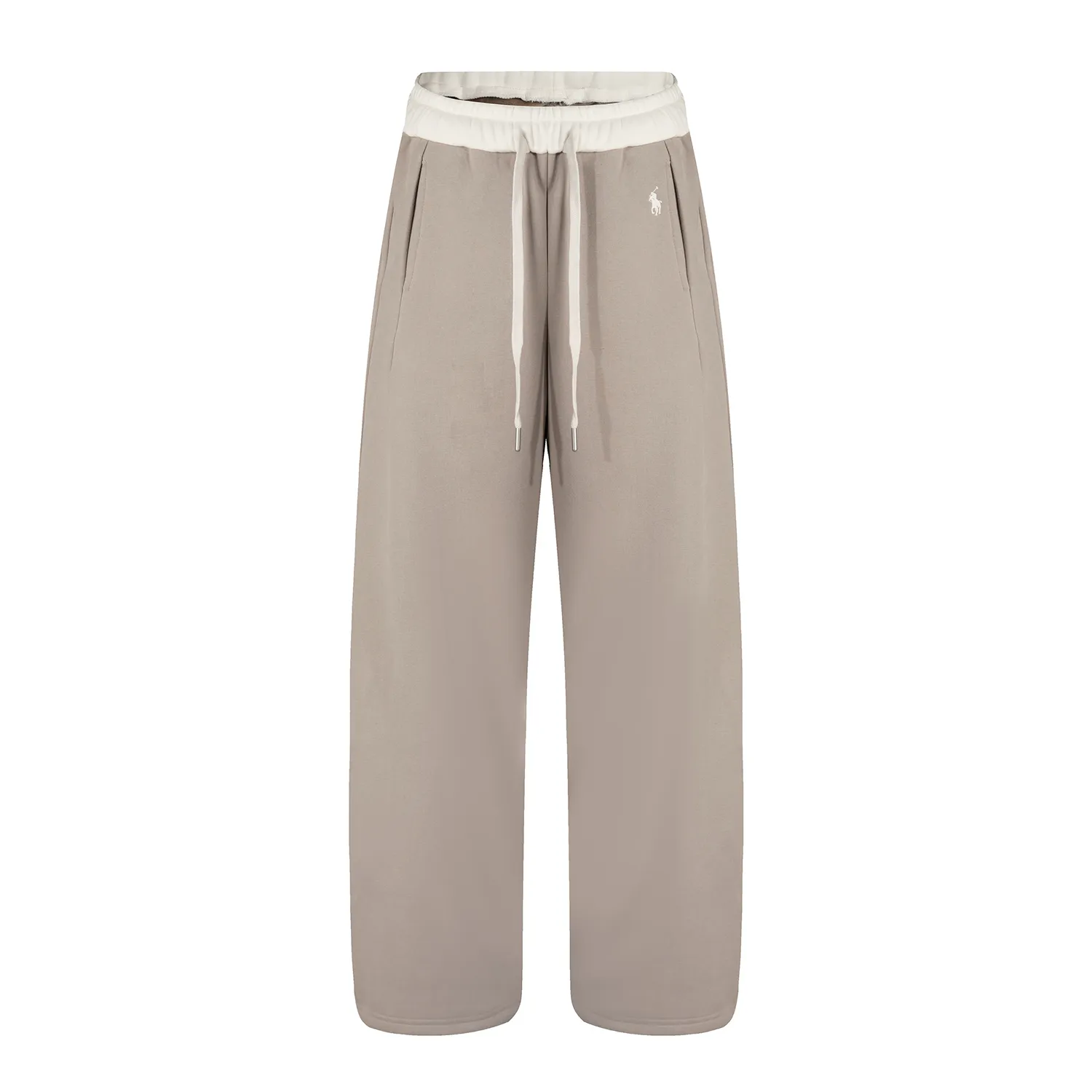 P230 White background picture [Fleet in winter] Style No.: 25130# Color: Black/Navy/Dark Gray/Light Gray/White Gray/Mixing/Light Size: S-XL - Ralph Lauren/Ralph Lauren 2025FW Autumn and Winter Velvet Contrast Color Waist Design Drawstring Scimitar Version Lazy Loose Couple Sweatpants - Brushed Face Velvet Lining One Piece for Winter - Custom-dyed Trouser Cords Hanging Plated Hardware Details in Place - Loose fit scimitar leg opening, the upper body is loose and not too bulky - RL/Lazy autumn and winter sweatpants, a pair of casual sweatpants that is very suitable for CleanFit. Loose fit scimitar fit trousers can be used as couple wear. It has a relaxed feel for daily wear. The contrasting color shakes the head to increase the overall sense of layering. The sense of drape is visible to the naked eye. The trousers can be cinched and can be very warm and versatile in winter.